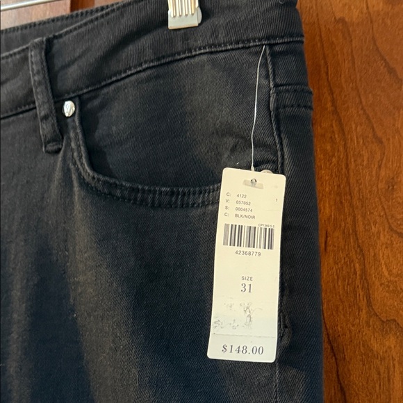 Anthropologie Pilcro Embellished High-Rise Slim Fit Flounced Jeans - Picture 5 of 8